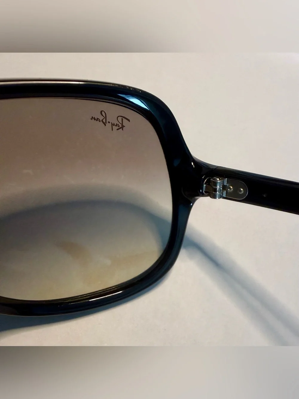 Ray-Ban RB4162 Turbo Aviator Black Gray Gradient Sunglasses 59mm